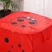 Корзина для игрушек «Божья коровка» с ручками и крышкой Корзина для игрушек «Божья коровка» с ручками и крышкой