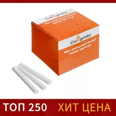 Мел школьный, белый, набор 100 штук, круглый, беспыльный, в картонной коробке Мел школьный, белый, набор 100 штук, круглый, беспыльный, в картонной коробке