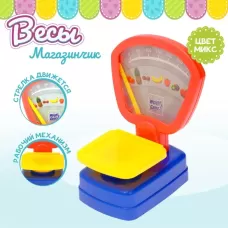 Весы «Магазинчик», цвета МИКС Весы «Магазинчик», цвета МИКС