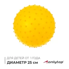 Мяч массажный, d=25 см, 80 г, МИКС Мяч массажный, d=25 см, 80 г, МИКС