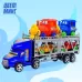 Грузовик инерционный «Автовоз», 2 машинки и 2 паровоза, цвета МИКС Грузовик инерционный «Автовоз», 2 машинки и 2 паровоза, цвета МИКС