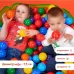 Шарики для сухого бассейна с рисунком, диаметр шара 7.5 см, набор 210 штук, разноцветные Шарики для сухого бассейна с рисунком, диаметр шара 7.5 см, набор 210 штук, разноцветные