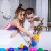 Шарики для сухого бассейна с рисунком, диаметр шара 7.5 см, набор 210 штук, разноцветные Шарики для сухого бассейна с рисунком, диаметр шара 7.5 см, набор 210 штук, разноцветные