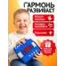 Музыкальная игрушка «Гармонь», цвет синий Музыкальная игрушка «Гармонь», цвет синий