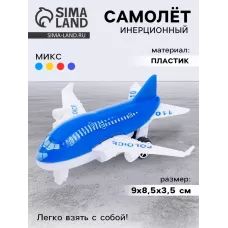 Самолёт инерционный «Глазастик», цвет МИКС Самолёт инерционный «Глазастик», цвет МИКС