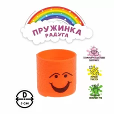 Пружинка - радуга «Рожицы», d=3 см, МИКС Пружинка - радуга «Рожицы», d=3 см, МИКС