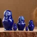 Матрёшка дерево «Гжель», синее платье, 5 кукольная, 10 см Матрёшка дерево «Гжель», синее платье, 5 кукольная, 10 см