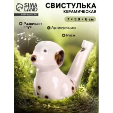 Свистулька «Далматинец», детский музыкальный инструмент Свистулька «Далматинец», детский музыкальный инструмент