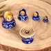 Матрёшка дерево «Гжель», синее платье, 5 кукольная, 10 см Матрёшка дерево «Гжель», синее платье, 5 кукольная, 10 см