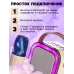 Караоке детское беспроводное, 2 микрофона, bluetooth, 5 режимов подсветки, звук, свет, бежевый Караоке детское беспроводное, 2 микрофона, bluetooth, 5 режимов подсветки, звук, свет, бежевый