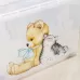 Контейнер для хранения «Мишка и котёнок», 35 л, 50.5×31.5×28 см, на колёсиках, прозрачный