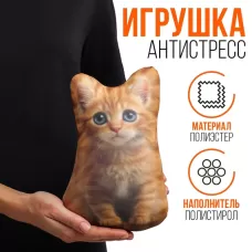 Антистресс игрушка «Котёнок рыжий» Антистресс игрушка «Котёнок рыжий»