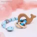Подарочный набор M&B «Малыш» держатель для соски-пустышки, грызунок-прорезыватель Подарочный набор M&B «Малыш» держатель для соски-пустышки, грызунок-прорезыватель