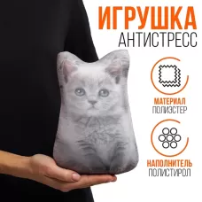Антистресс игрушка «Котёнок серый» Антистресс игрушка «Котёнок серый»