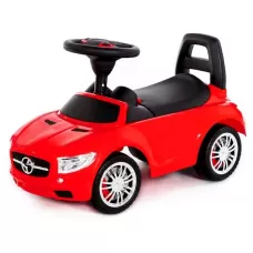 Каталка-автомобиль SuperCar №1 со звуковым сигналом, цвет красный Каталка-автомобиль SuperCar №1 со звуковым сигналом, цвет красный
