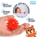 Мяч массажный ONLYTOP «Ёжик», d=4.5 см, красный Мяч массажный ONLYTOP «Ёжик», d=4.5 см, красный