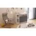 Комод c 4 ящиками Polini kids Simple 2110, 505×1130×865 мм, белый-серый Комод c 4 ящиками Polini kids Simple 2110, 505×1130×865 мм, белый-серый
