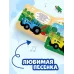 Книга картонная с пазлами «По полям, по полям!», Синий Трактор, 12 стр. Книга картонная с пазлами «По полям, по полям!», Синий Трактор, 12 стр.