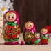 Матрёшка дерево «Божья коровка», фиолетовый платок, 5 кукольная, 9-11 см Матрёшка дерево «Божья коровка», фиолетовый платок, 5 кукольная, 9-11 см