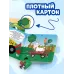 Книга картонная с пазлами «По полям, по полям!», Синий Трактор, 12 стр. Книга картонная с пазлами «По полям, по полям!», Синий Трактор, 12 стр.
