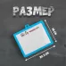 Доска для рисования магнитная двухсторонняя, под маркер и мел, губка, мел 3 шт., маркер, магниты 2 шт.