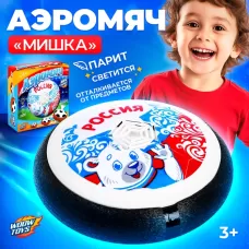 Аэромяч «Мишка», с подсветкой, работает от батареек Аэромяч «Мишка», с подсветкой, работает от батареек