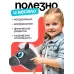 Мягкая игрушка «Конь-скакун», на палке, МИКС, серая Мягкая игрушка «Конь-скакун», на палке, МИКС, серая