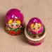 Матрёшка дерево «Божья коровка», фиолетовый платок, 5 кукольная, 9-11 см Матрёшка дерево «Божья коровка», фиолетовый платок, 5 кукольная, 9-11 см
