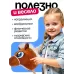 Мягкая игрушка «Конь-скакун», на палке, МИКС, коричневая Мягкая игрушка «Конь-скакун», на палке, МИКС, коричневая