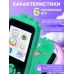 Детский обучающий телефон «Дино», камера, звуковые и световые эффекты, цвет зелёный Детский обучающий телефон «Дино», камера, звуковые и световые эффекты, цвет зелёный