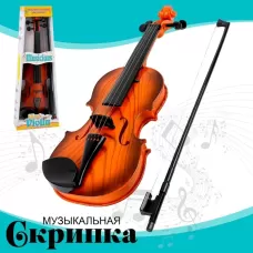 Игрушка музыкальная «Скрипка. Маэстро», звуковые эффекты, цвет коричневый Игрушка музыкальная «Скрипка. Маэстро», звуковые эффекты, цвет коричневый