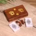 Игра настольная 2 в 1, кубики, 2 колоды карт, 18×12×4 см, дерево шишам Игра настольная 2 в 1, кубики, 2 колоды карт, 18×12×4 см, дерево шишам
