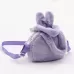 Сумка детская «Зайка» с бантиком, 18 см, фиолетовая Сумка детская «Зайка» с бантиком, 18 см, фиолетовая