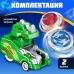 Волчки ULTRA SPIN «Дино», набор 2 шт., с устройством запуска, цвет зелёный Волчки ULTRA SPIN «Дино», набор 2 шт., с устройством запуска, цвет зелёный