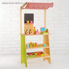 Игровой набор «Играем в магазин», деревянные продукты в наборе Игровой набор «Играем в магазин», деревянные продукты в наборе