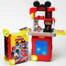 Игровой модуль детский 3в1 «Микки Маус»: мастерская, чемодан, набор инструментов Игровой модуль детский 3в1 «Микки Маус»: мастерская, чемодан, набор инструментов