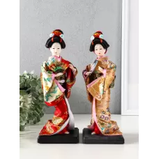 Кукла коллекционная «Гейша с веером», 27×9.5×9.5 см, МИКС Кукла коллекционная «Гейша с веером», 27×9.5×9.5 см, МИКС