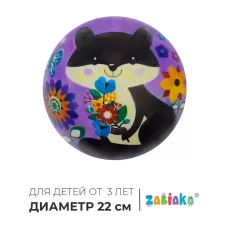 Мяч детский ZABIAKA «Енотик», d=22 см Мяч детский ZABIAKA «Енотик», d=22 см