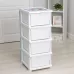Комод 4-х секционный «Декор. Кот», 38.5×47×95 см, белый Комод 4-х секционный «Декор. Кот», 38.5×47×95 см, белый