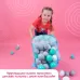Шарики для сухого бассейна с рисунком, диаметр шара 7.5 см, набор 150 штук, цвет бирюзовый, серый, белый Шарики для сухого бассейна с рисунком, диаметр шара 7.5 см, набор 150 штук, цвет бирюзовый, серый, белый