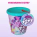 Ведро детское для игры с песком, My little pony, пластик, 1 л Ведро детское для игры с песком, My little pony, пластик, 1 л