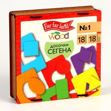 Лото «Досочки Сегена № 1», 18 досочек, 18 вставных фигур Лото «Досочки Сегена № 1», 18 досочек, 18 вставных фигур