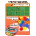 Геоборд «Математический планшет: весёлые картинки» с инструкцией по схемам, цвета МИКС, по методике Монтессори