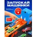 Грузовик «Автовоз-трек», с катапультой, набор металлических машинок 8 шт. Грузовик «Автовоз-трек», с катапультой, набор металлических машинок 8 шт.