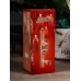 Дед Мороз «С мешком, на лестнице» 20×9 см, 65 см, движение, музыка, красный