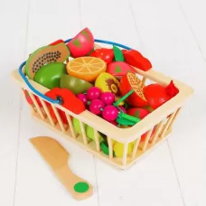 Игровой набор «Корзина с фруктами», 16 продуктов Игровой набор «Корзина с фруктами», 16 продуктов