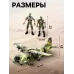 Самолет «Армия» с солдатами, свет и звук Самолет «Армия» с солдатами, свет и звук