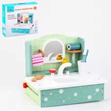 Игровой деревянный набор «Умывальник» 26.5×25.5×33.5 см Игровой деревянный набор «Умывальник» 26.5×25.5×33.5 см
