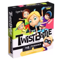 Игра для детей и взрослых TwistBattle, 4 повязки на глаза, 4+ Игра для детей и взрослых TwistBattle, 4 повязки на глаза, 4+