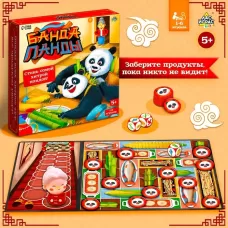 Логическая настольная игра для детей «Банда панды», 1-6 игроков, 5+ Логическая настольная игра для детей «Банда панды», 1-6 игроков, 5+